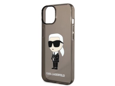 Funda Karl Lagerfeld Ikonik Karl para iPhone 14 Plus - negra