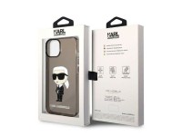 Funda Karl Lagerfeld Ikonik Karl para iPhone 14 Plus - negra
