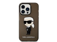Capa Karl Lagerfeld Ikonik Karl para iPhone 14 Pro Max - preta Capa Karl Lagerfeld Ikonik Karl para iPhone 14 Pro Max - preta
