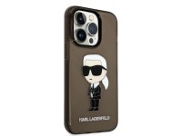 Capa Karl Lagerfeld Ikonik Karl para iPhone 14 Pro Max - preta Capa Karl Lagerfeld Ikonik Karl para iPhone 14 Pro Max - preta