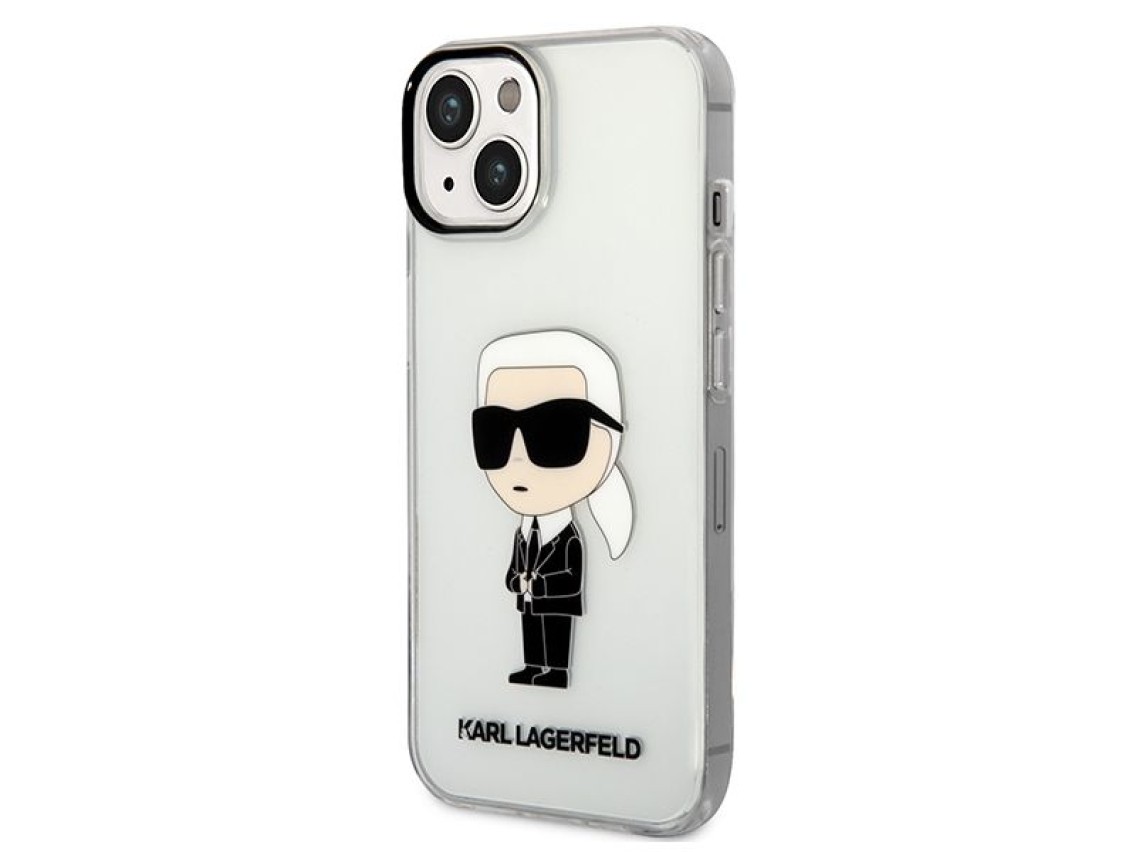 Karl Lagerfeld Ikonik Karl case for iPhone 14 Plus - transparent