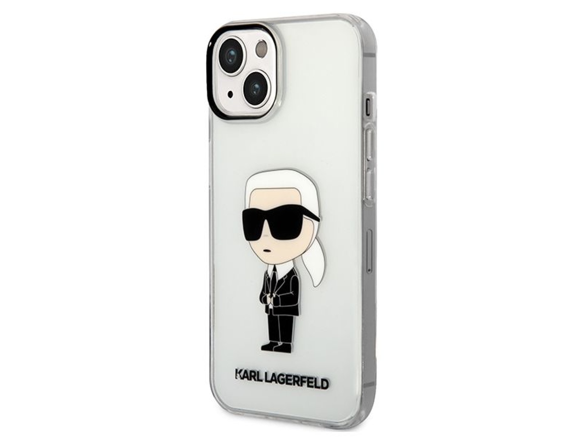 Karl Lagerfeld Ikonik Karl case for iPhone 14 Plus - transparent