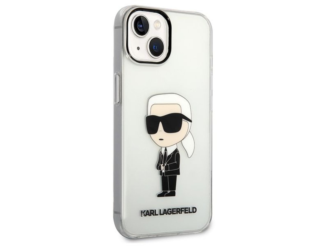 Karl Lagerfeld Ikonik Karl case for iPhone 14 Plus - transparent