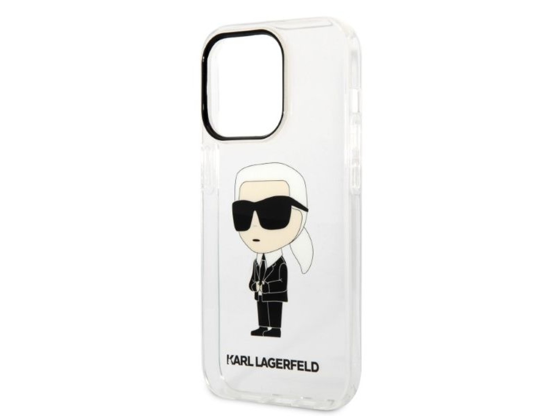Karl Lagerfeld Ikonik Karl case for iPhone 14 Pro - transparent