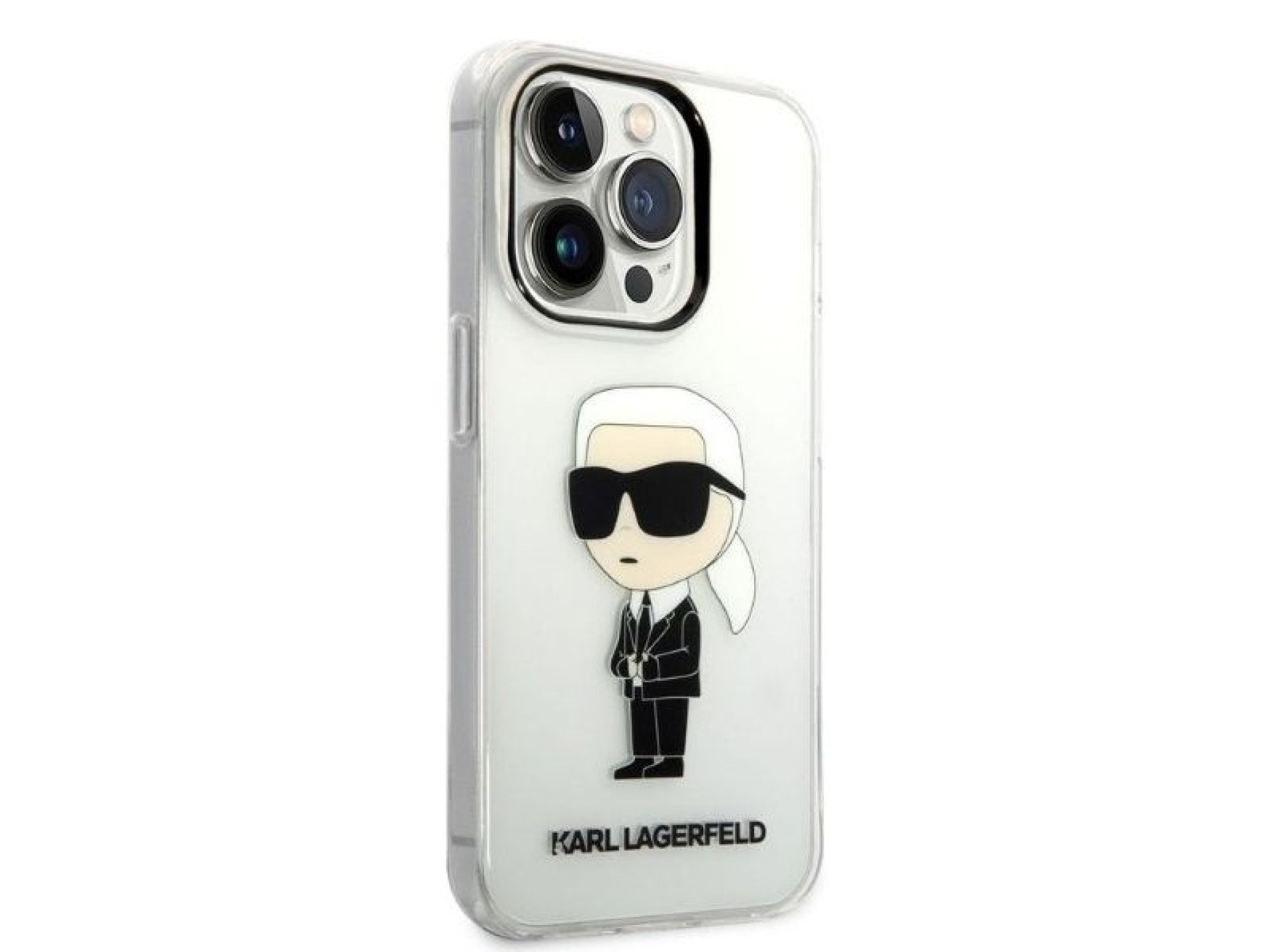 Funda Karl Lagerfeld Ikonik Karl para iPhone 14 Pro Max - transparente