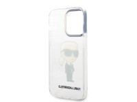 Funda Karl Lagerfeld Ikonik Karl para iPhone 14 Pro Max - transparente