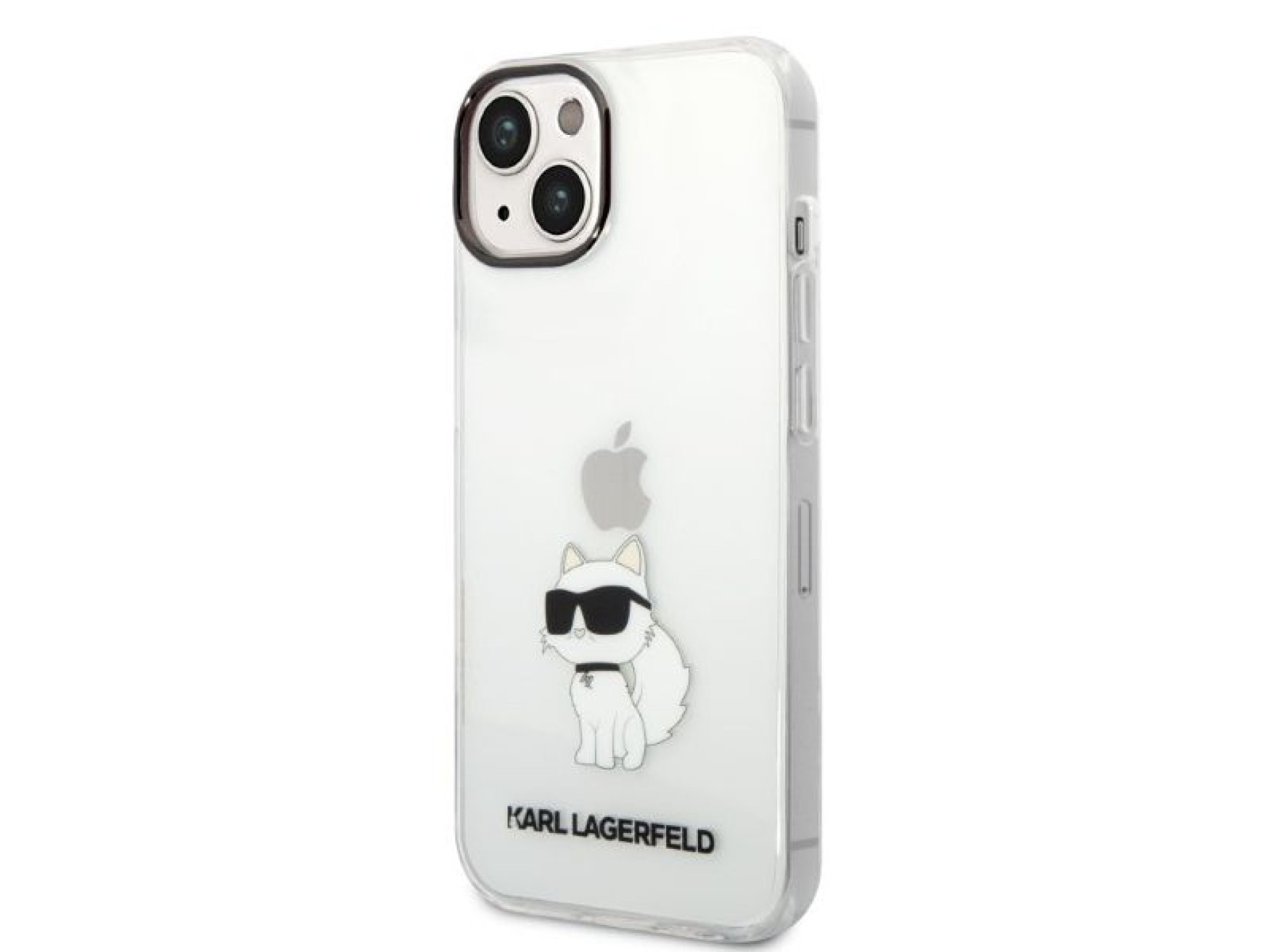 Karl Lagerfeld Ikonik Choupette case for iPhone 14 Plus - transparent