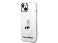 Karl Lagerfeld Ikonik Choupette case for iPhone 14 Plus - transparent Karl Lagerfeld Ikonik Choupette case for iPhone 14 Plus - transparent