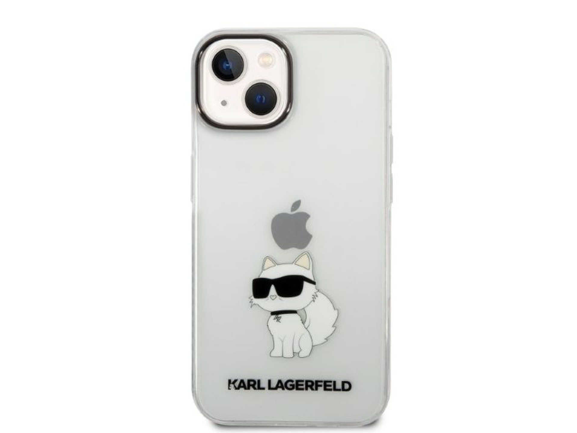 Karl Lagerfeld Ikonik Choupette case for iPhone 14 Plus - transparent