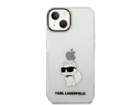 Karl Lagerfeld Ikonik Choupette case for iPhone 14 Plus - transparent Karl Lagerfeld Ikonik Choupette case for iPhone 14 Plus - transparent