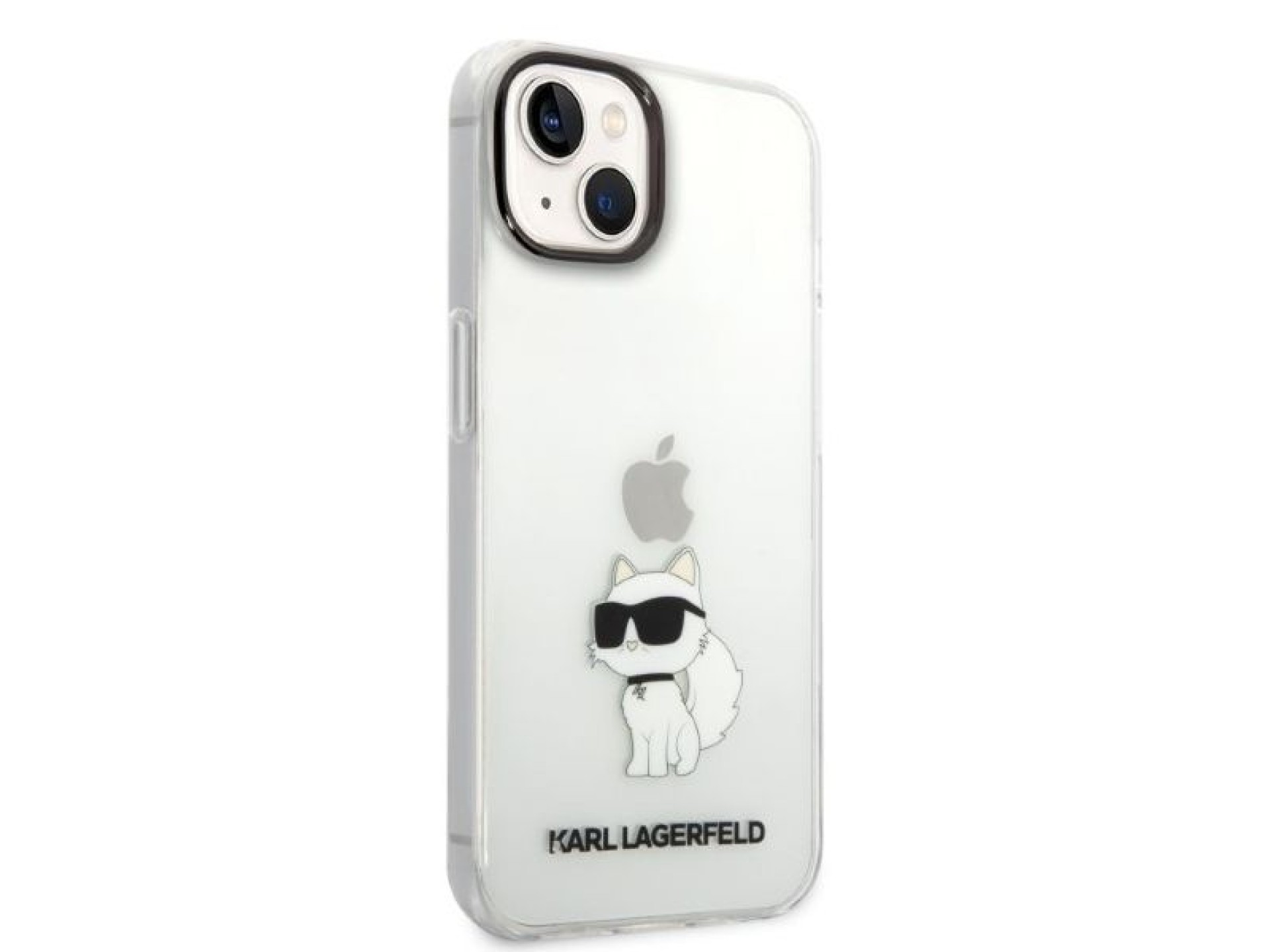 Karl Lagerfeld Ikonik Choupette case for iPhone 14 Plus - transparent