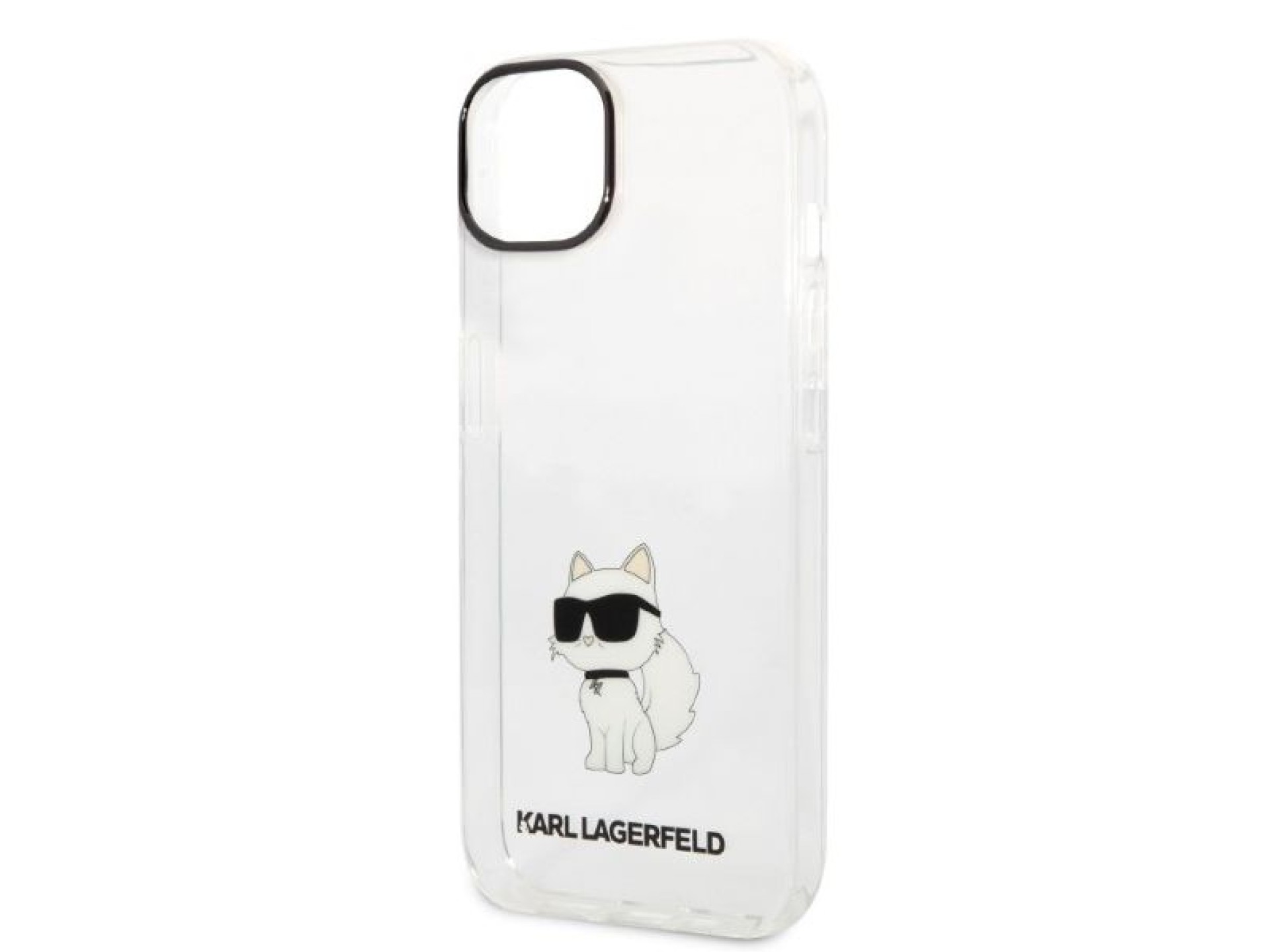 Karl Lagerfeld Ikonik Choupette case for iPhone 14 Plus - transparent