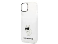 Karl Lagerfeld Ikonik Choupette case for iPhone 14 Plus - transparent Karl Lagerfeld Ikonik Choupette case for iPhone 14 Plus - transparent