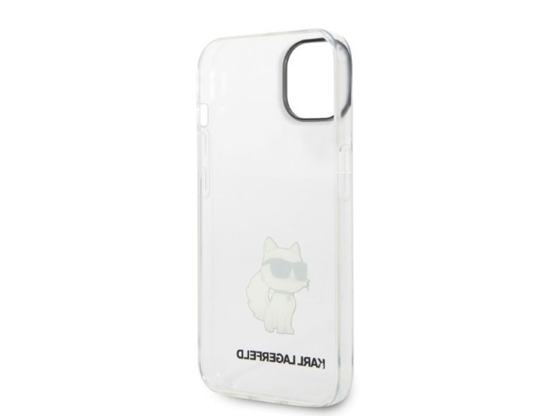 Karl Lagerfeld Ikonik Choupette case for iPhone 14 Plus - transparent
