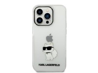 Funda Karl Lagerfeld Ikonik Choupette para iPhone 14 Pro - transparente Funda Karl Lagerfeld Ikonik Choupette para iPhone 14 Pro - transparente