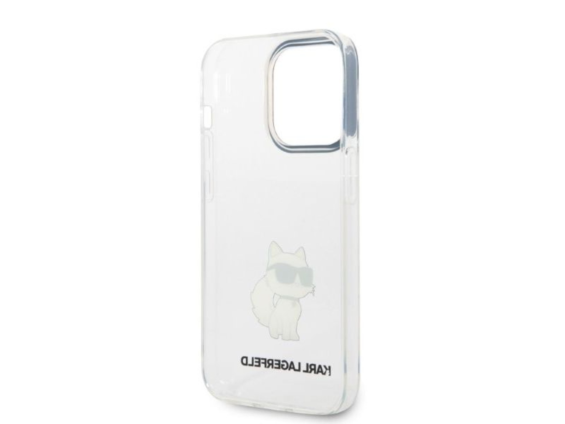 Funda Karl Lagerfeld Ikonik Choupette para iPhone 14 Pro - transparente
