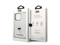 Funda Karl Lagerfeld Ikonik Choupette para iPhone 14 Pro - transparente Funda Karl Lagerfeld Ikonik Choupette para iPhone 14 Pro - transparente