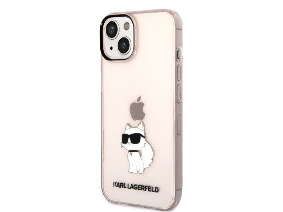 Karl Lagerfeld KLHCP14MHNCHTCP iPhone 14 Plus 6.7" pink/pink hardcase Ikonik Choupette