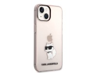 Karl Lagerfeld KLHCP14MHNCHTCP iPhone 14 Plus 6.7" pink/pink hardcase Ikonik Choupette Karl Lagerfeld KLHCP14MHNCHTCP iPhone 14 Plus 6.7" pink/pink hardcase Ikonik Choupette