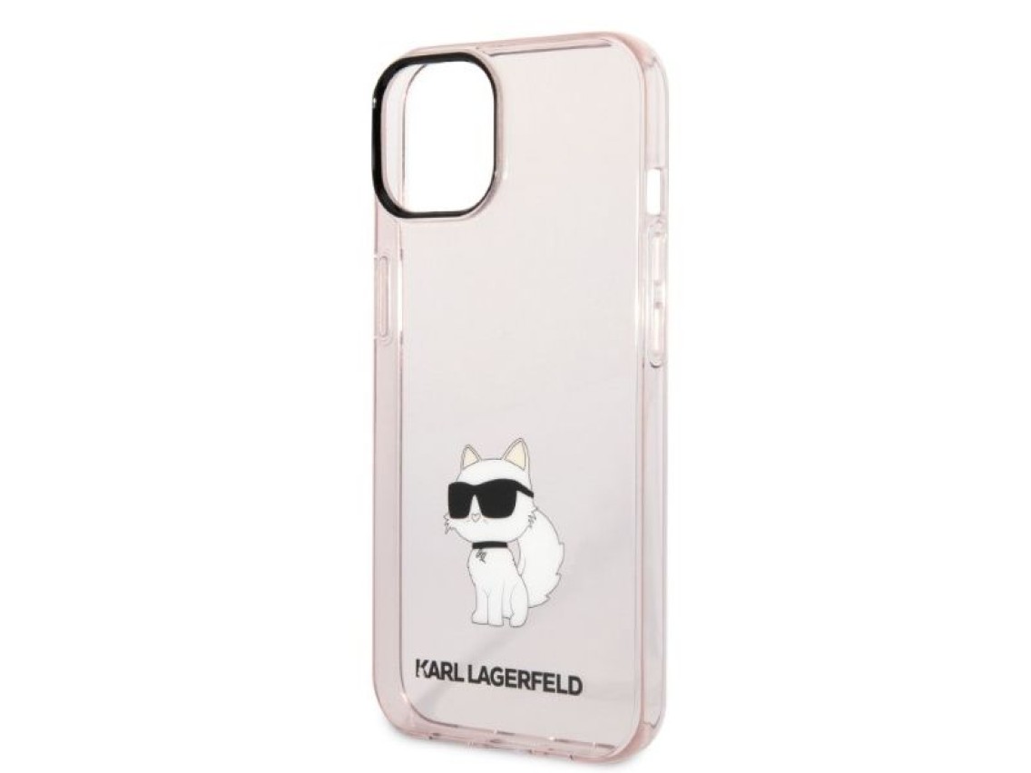 Karl Lagerfeld KLHCP14MHNCHTCP iPhone 14 Plus 6.7" pink/pink hardcase Ikonik Choupette