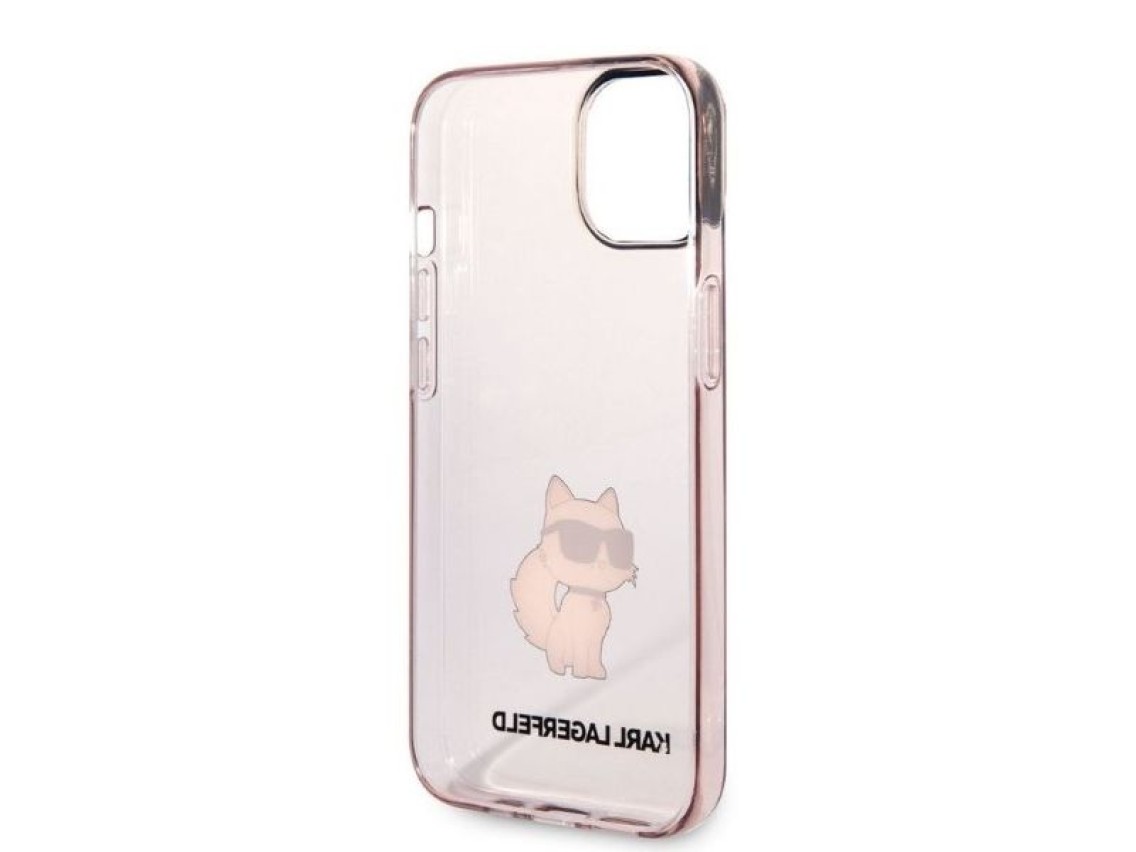 Karl Lagerfeld KLHCP14MHNCHTCP iPhone 14 Plus 6.7" pink/pink hardcase Ikonik Choupette