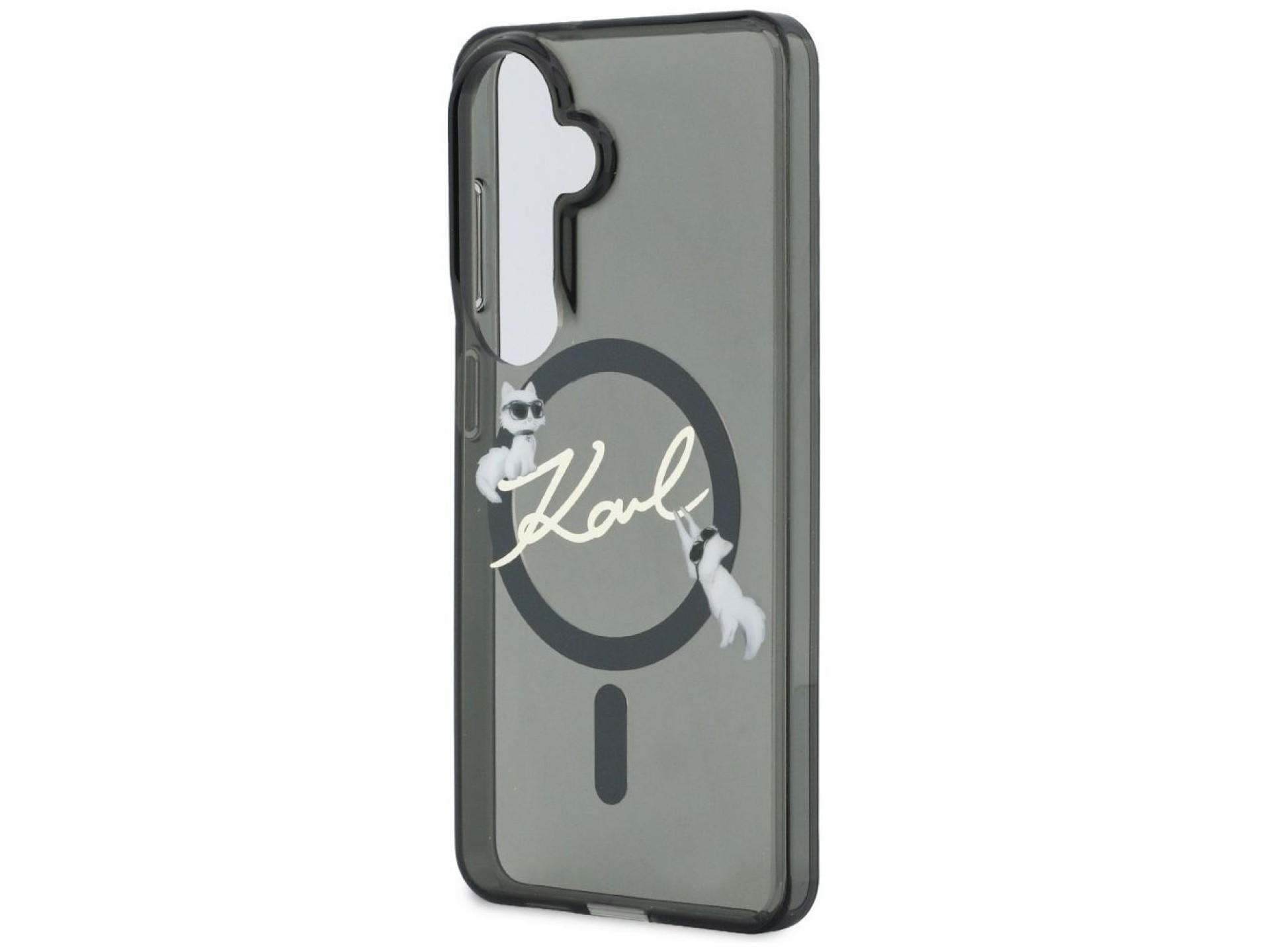 Funda Karl Lagerfeld IML KC Script MagSafe para Samsung Galaxy S26 Plus - Negra