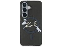 Funda Karl Lagerfeld IML KC Script MagSafe para Samsung Galaxy S26 Plus - Negra