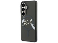 Funda Karl Lagerfeld IML KC Script MagSafe para Samsung Galaxy S26 Plus - Negra