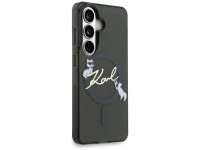 Funda Karl Lagerfeld IML KC Script MagSafe para Samsung Galaxy S26 Plus - Negra
