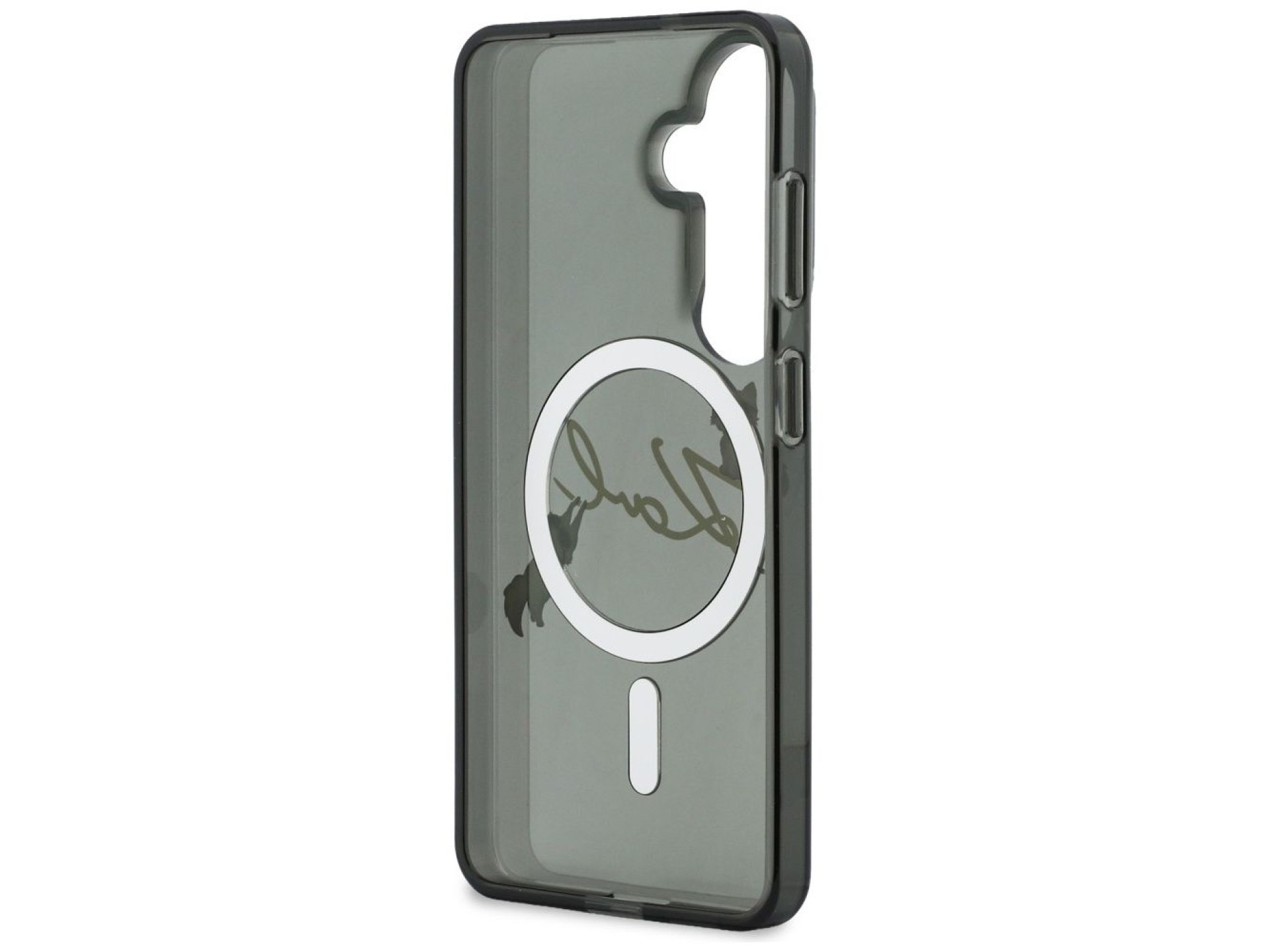 Funda Karl Lagerfeld IML KC Script MagSafe para Samsung Galaxy S26 Plus - Negra