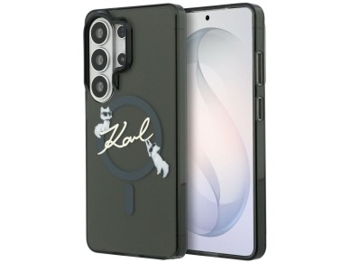 Karl Lagerfeld IML KC Script MagSafe Case for Samsung Galaxy S26 Ultra - Black Karl Lagerfeld IML KC Script MagSafe Case for Samsung Galaxy S26 Ultra - Black
