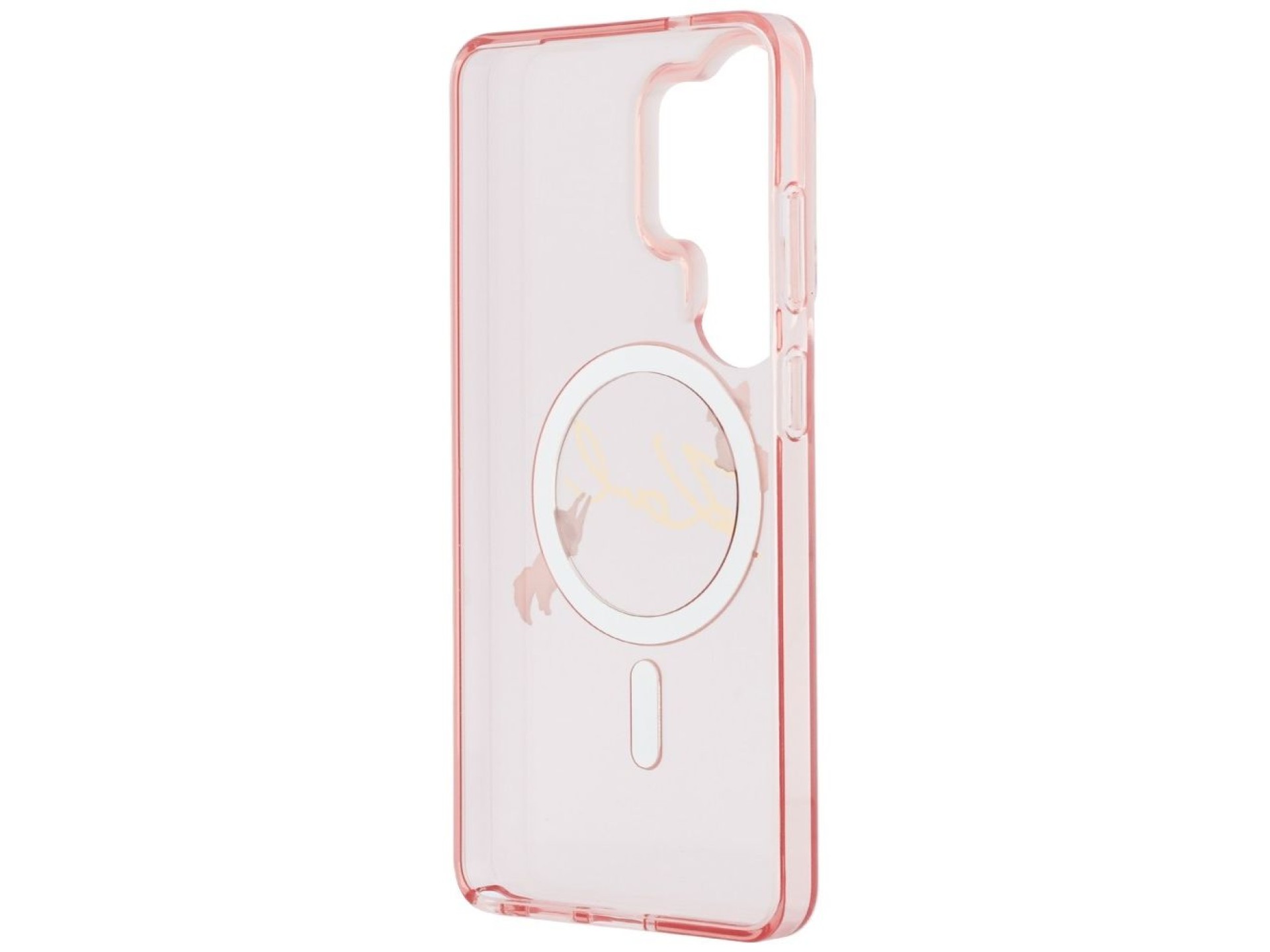 Funda Karl Lagerfeld IML KC Script MagSafe para Samsung Galaxy S26 Ultra - Rosa