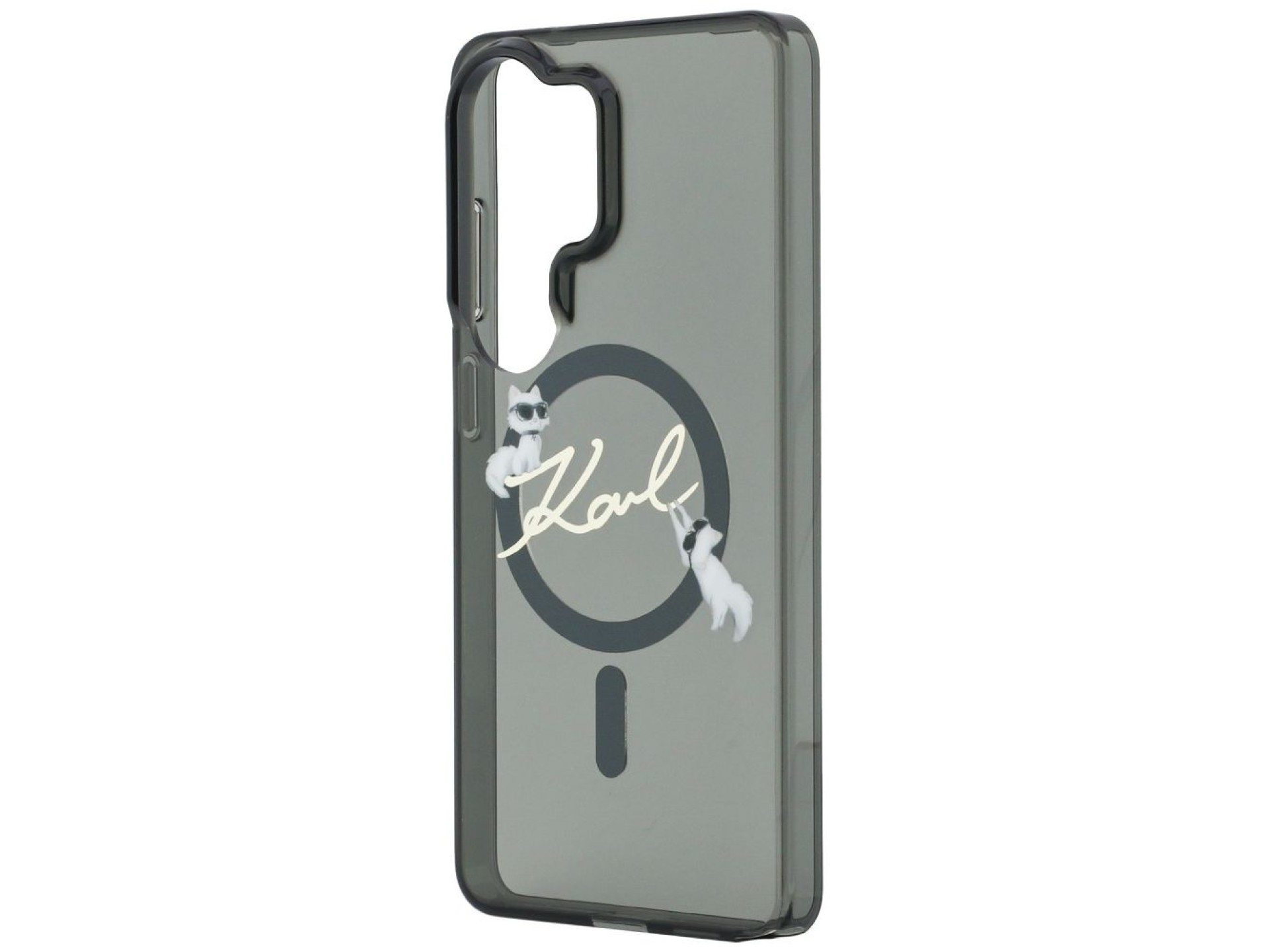 Karl Lagerfeld IML KC Script MagSafe Case for Samsung Galaxy S26 Ultra - Black