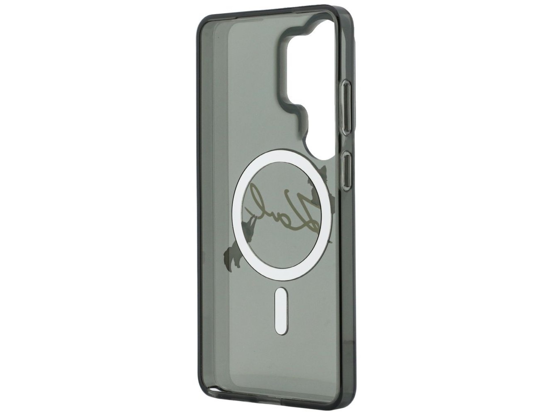 Karl Lagerfeld IML KC Script MagSafe Case for Samsung Galaxy S26 Ultra - Black