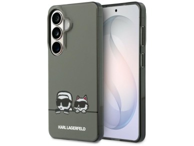 Funda Karl Lagerfeld IML Peekaboo Karl&Choupette MagSafe para Samsung Galaxy S26 - Negra