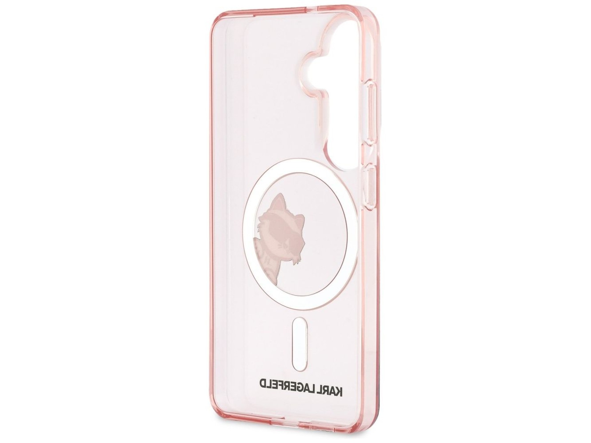 Karl Lagerfeld IML Peekaboo Choupette MagSafe Case for Samsung Galaxy S26 - Pink
