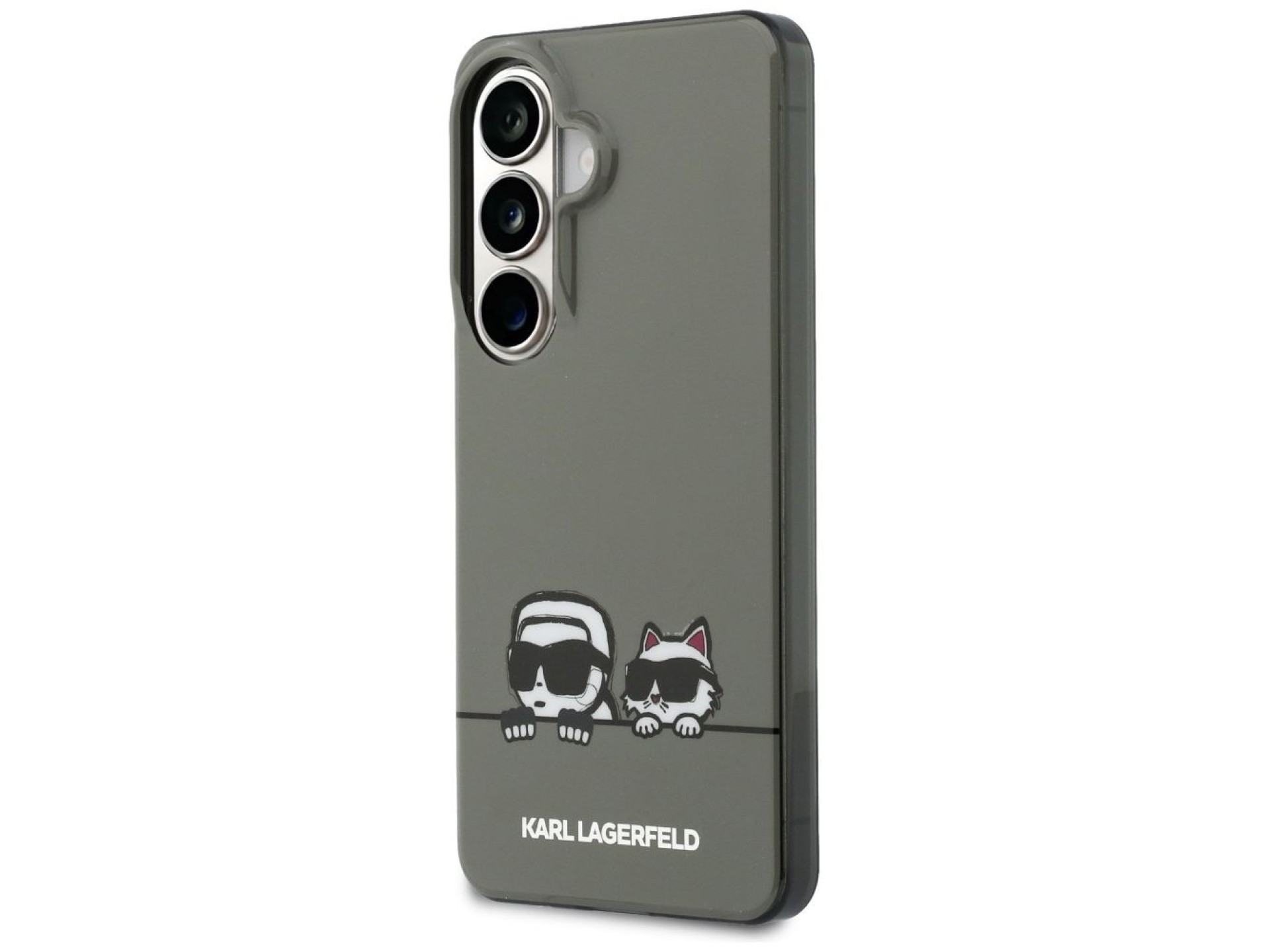 Funda Karl Lagerfeld IML Peekaboo Karl&Choupette MagSafe para Samsung Galaxy S26 - Negra