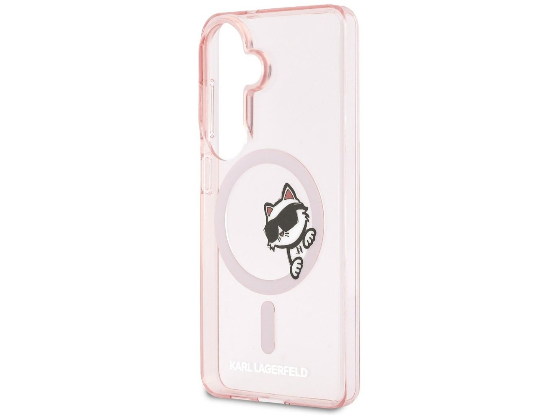 Karl Lagerfeld IML Peekaboo Choupette MagSafe Case for Samsung Galaxy S26 - Pink