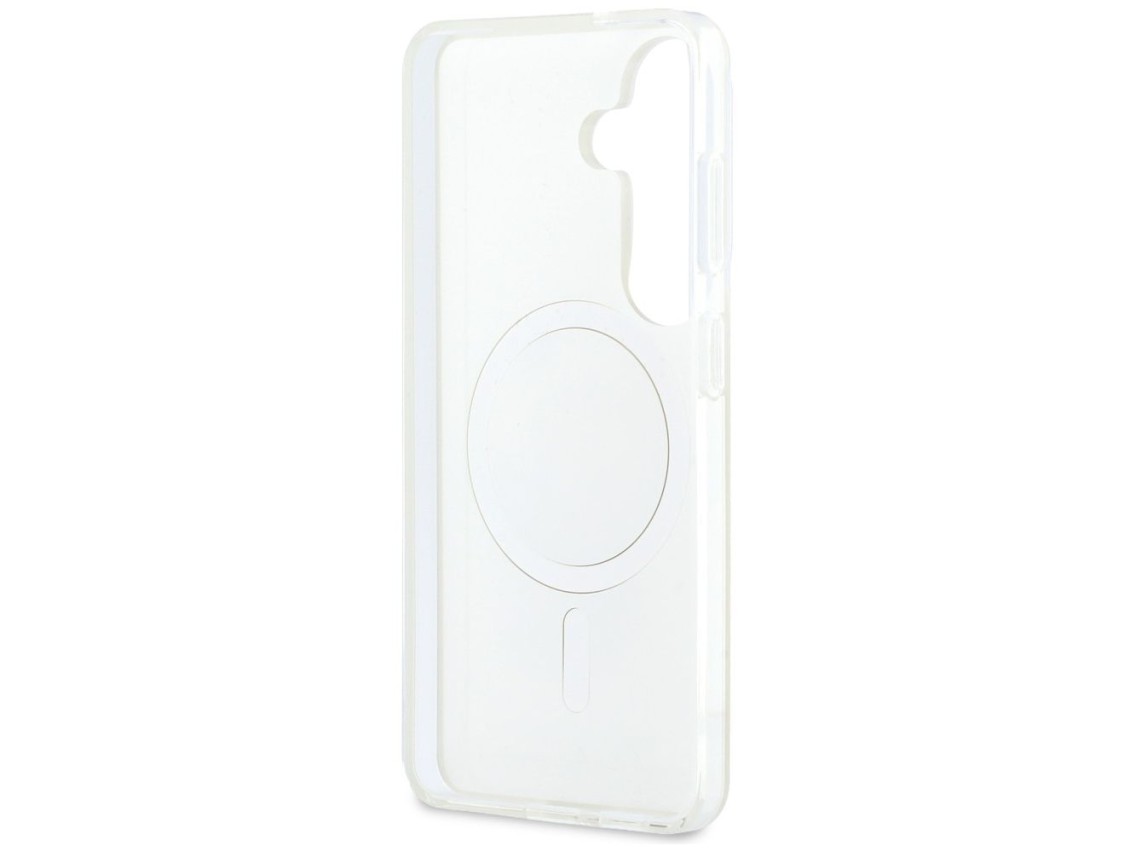 Funda Karl Lagerfeld IML Peekaboo Karl&Choupette MagSafe para Samsung Galaxy S26 - Transparente
