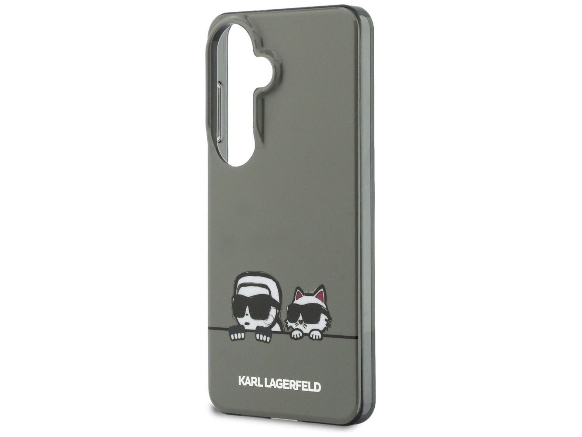 Funda Karl Lagerfeld IML Peekaboo Karl&Choupette MagSafe para Samsung Galaxy S26 - Negra