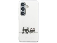 Karl Lagerfeld IML Peekaboo Karl&Choupette MagSafe Case for Samsung Galaxy S26 Plus - Transparent