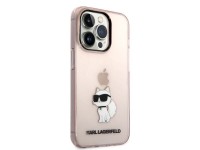 Karl Lagerfeld KLHCP14LHNCHTCP iPhone 14 Pro 6.1" pink/pink hardcase Ikonik Choupette Karl Lagerfeld KLHCP14LHNCHTCP iPhone 14 Pro 6.1" pink/pink hardcase Ikonik Choupette