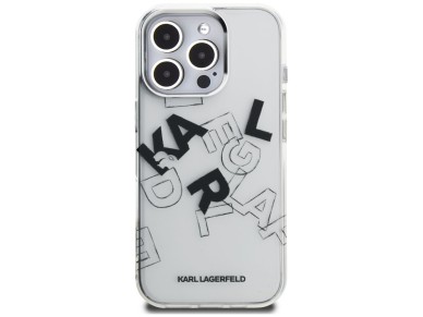 Karl Lagerfeld IML Sketched Graphic Case for iPhone 16 Pro - Clear
