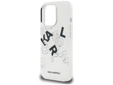 Karl Lagerfeld IML Sketched Graphic Case for iPhone 16 Pro - Clear