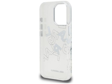 Karl Lagerfeld IML Sketched Graphic Case for iPhone 16 Pro - Clear