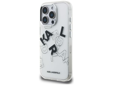 Karl Lagerfeld IML Sketched Graphic Case for iPhone 16 Pro - Clear