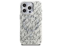 Funda Karl Lagerfeld IML Karl Script Pattern MagSafe para iPhone 16 Pro - Blanca Funda Karl Lagerfeld IML Karl Script Pattern MagSafe para iPhone 16 Pro - Blanca