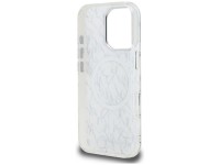 Karl Lagerfeld IML Karl Script Pattern MagSafe Case for iPhone 16 Pro Max - White