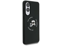 Funda de silicona Karl Lagerfeld Nuble Heads And Circle MagSafe para Samsung Galaxy S25 Edge - negra Funda de silicona Karl Lagerfeld Nuble Heads And Circle MagSafe para Samsung Galaxy S25 Edge - negra