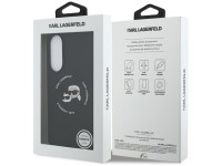 Funda de silicona Karl Lagerfeld Nuble Heads And Circle MagSafe para Samsung Galaxy S25 Edge - negra Funda de silicona Karl Lagerfeld Nuble Heads And Circle MagSafe para Samsung Galaxy S25 Edge - negra